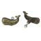 Rustic Cast Iron Whale Drawer Pull Decorative Cabinet Knob Nautical Set of 6